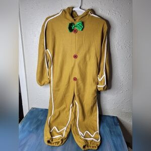 Gingerbread Christmas Costume For Kid Size Medium New